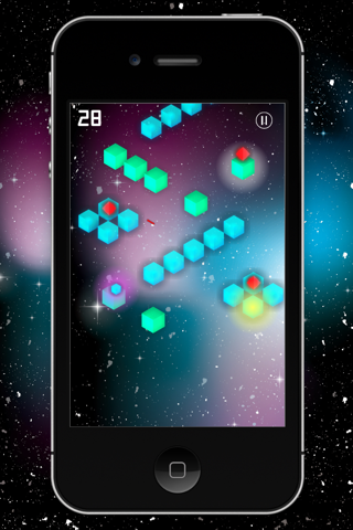 Glow Cube - Jump in the space! screenshot 4