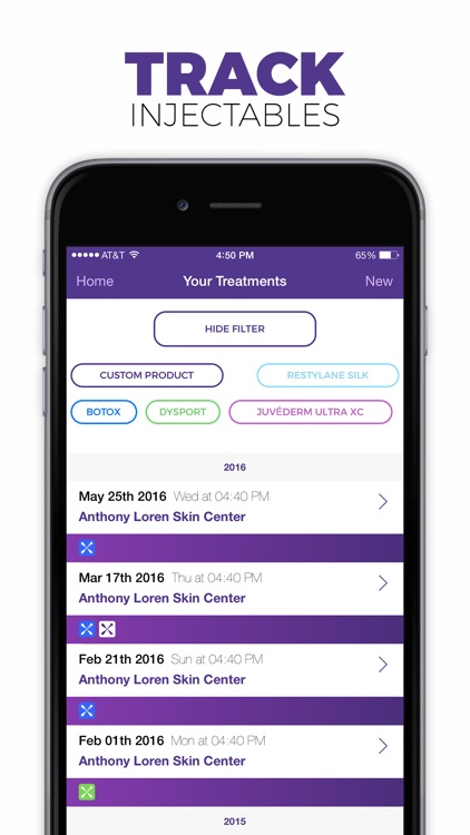 Gotox: Cosmetic Treatment Tracker.