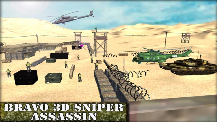 Bravo 3D Sniper Assassin - Military Sniper Assault Shooter Game