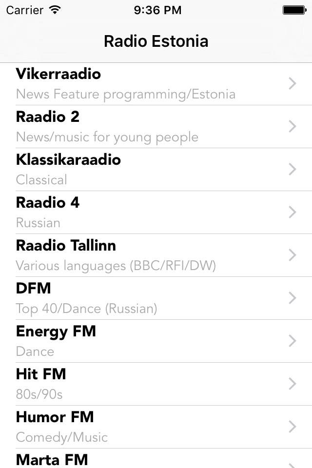 Estonia Radio - Estonian Radios Online LIVE FM screenshot 4