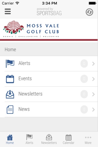 Moss Vale Golf Club - Skoolbag screenshot 2