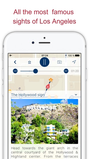 Los Angeles my guide with audio walks & map (USA)(圖2)-速報App