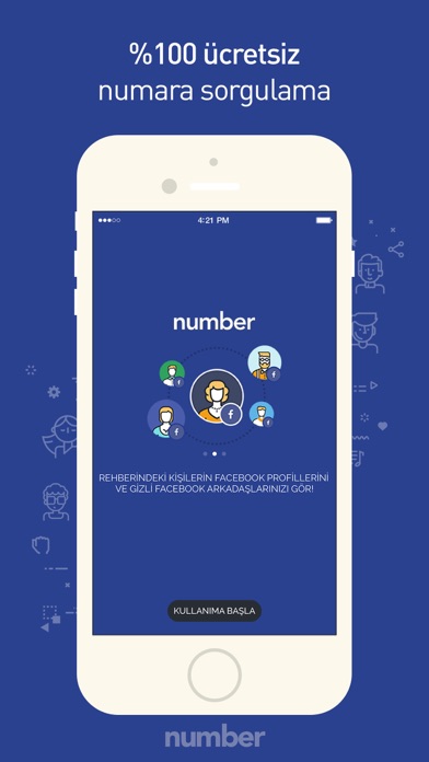 Number | Numara Sorgula & Gizli arkadaşlarını bul, Facebook içinのおすすめ画像2