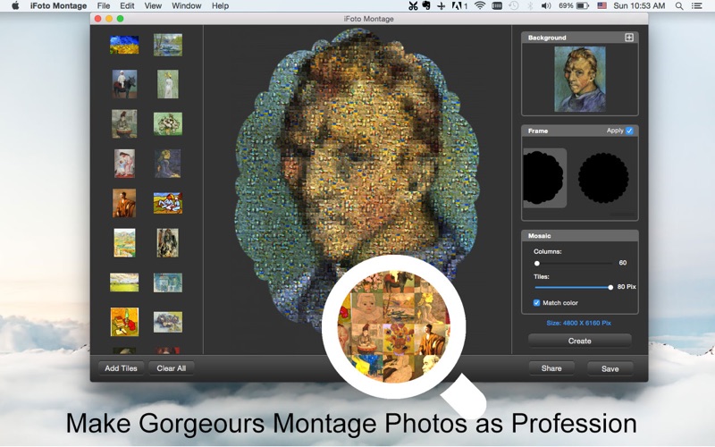 iFoto Montage - Easy Mosaic Photo Maker thumbnail 1