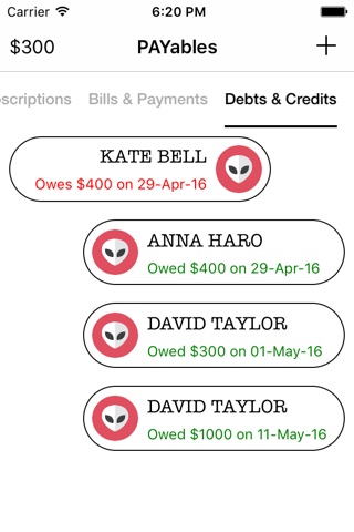 PAYables - track bills & debts screenshot 4