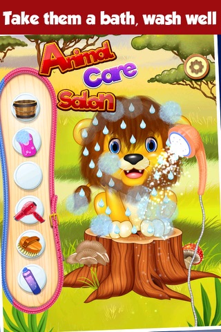 Animals Care Salon - Jungle Adventure Spa Salon Kids Games screenshot 4