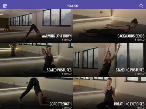 Yoga Zone - pose videos screenshot 2