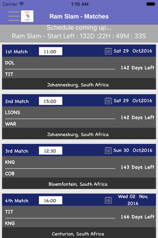 Ram Slam Version T20 - Schedule,Live Score,Today Matches screenshot 3
