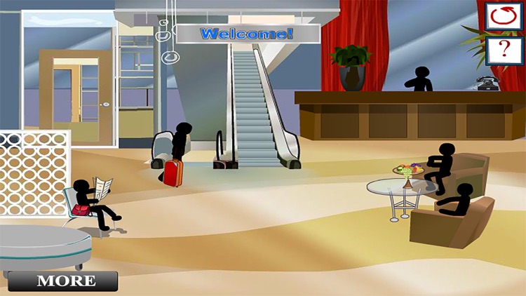 Stickman Crime Death - Gas Station & Hotel Strategy Murder Game screenshot-3