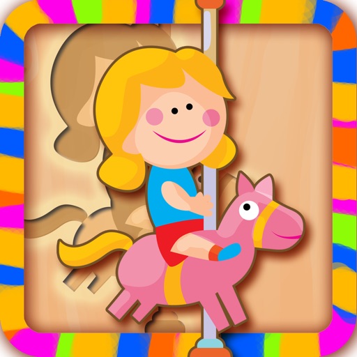 Theme Park Fun Puzzle Woozzle Icon