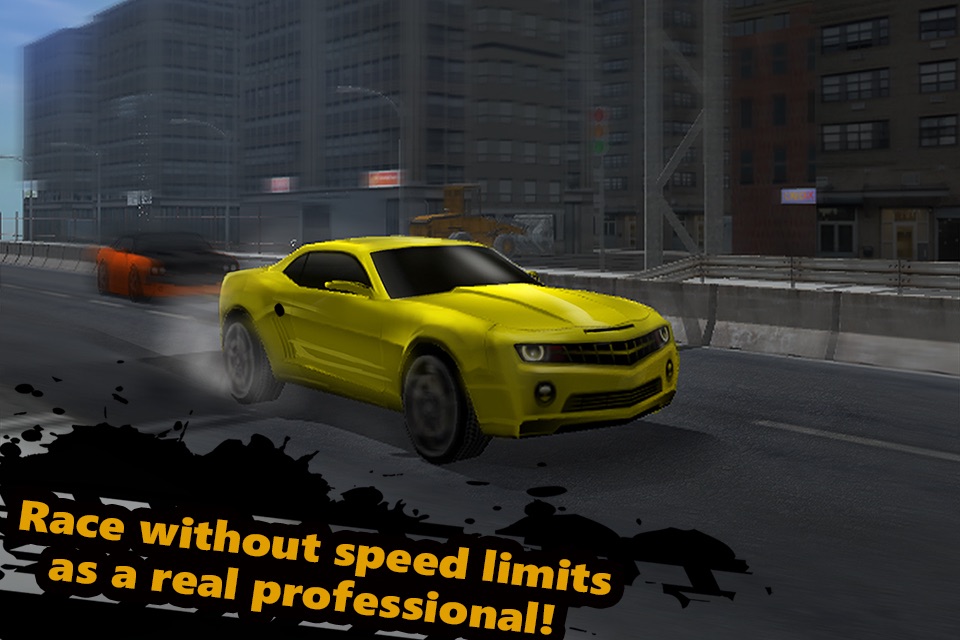 Illegal City Drag Racing 3D screenshot 2