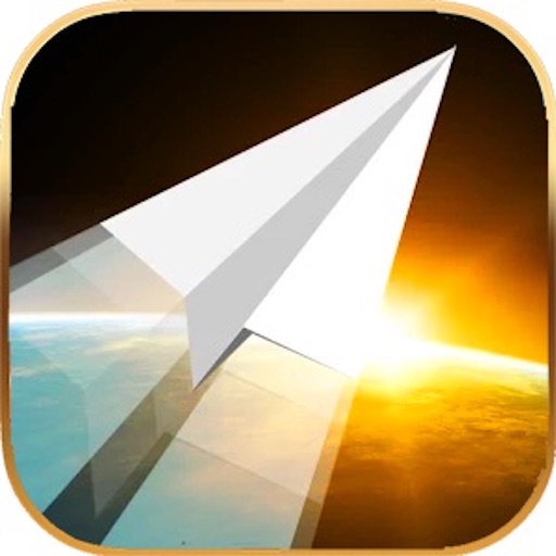 Flappy Paper Plane Survive Craft iOS App