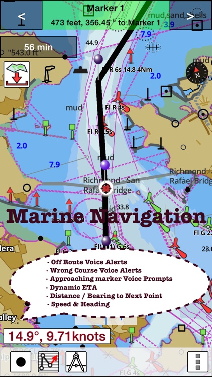 i-Boating:Persian/Arabian Gulf, Red Sea & Gulf of Aden- Marine/Nautical Charts & Navigation Maps