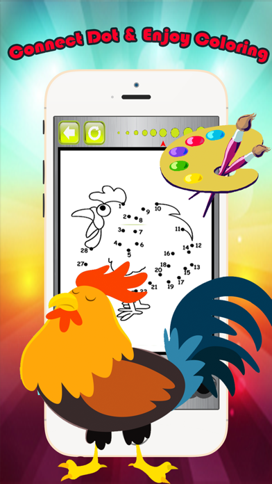 How to cancel & delete Animals Dot to Dot Coloring Book - Kids free learning games from iphone & ipad 3