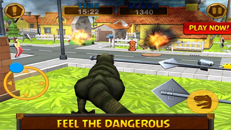 Dino Attack City 3D