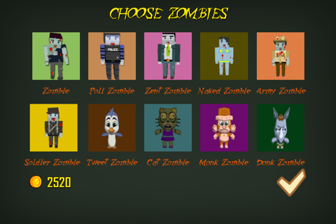 Zombie Crossy Road screenshot 2