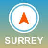 Surrey, UK GPS - Offline Car Navigation