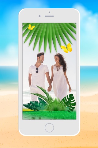 Summer Photo Booth – Cool Summer-Time Stickers And Pic Frames With Beach, Sun And Sea screenshot 2