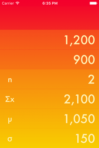 Calx: Stack calculator screenshot 2