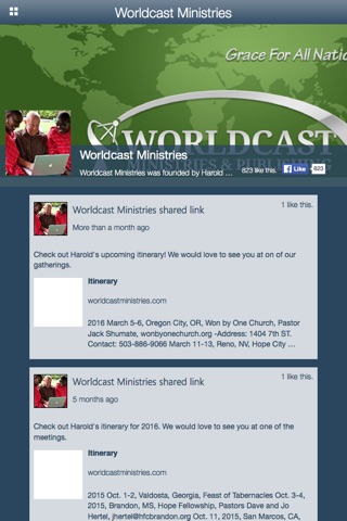Worldcast Ministries App screenshot 2