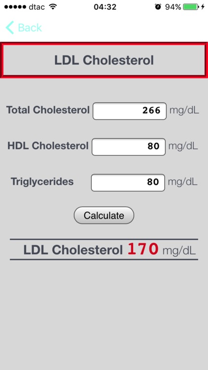 LDL-C - LDL cholesterol mg/dL