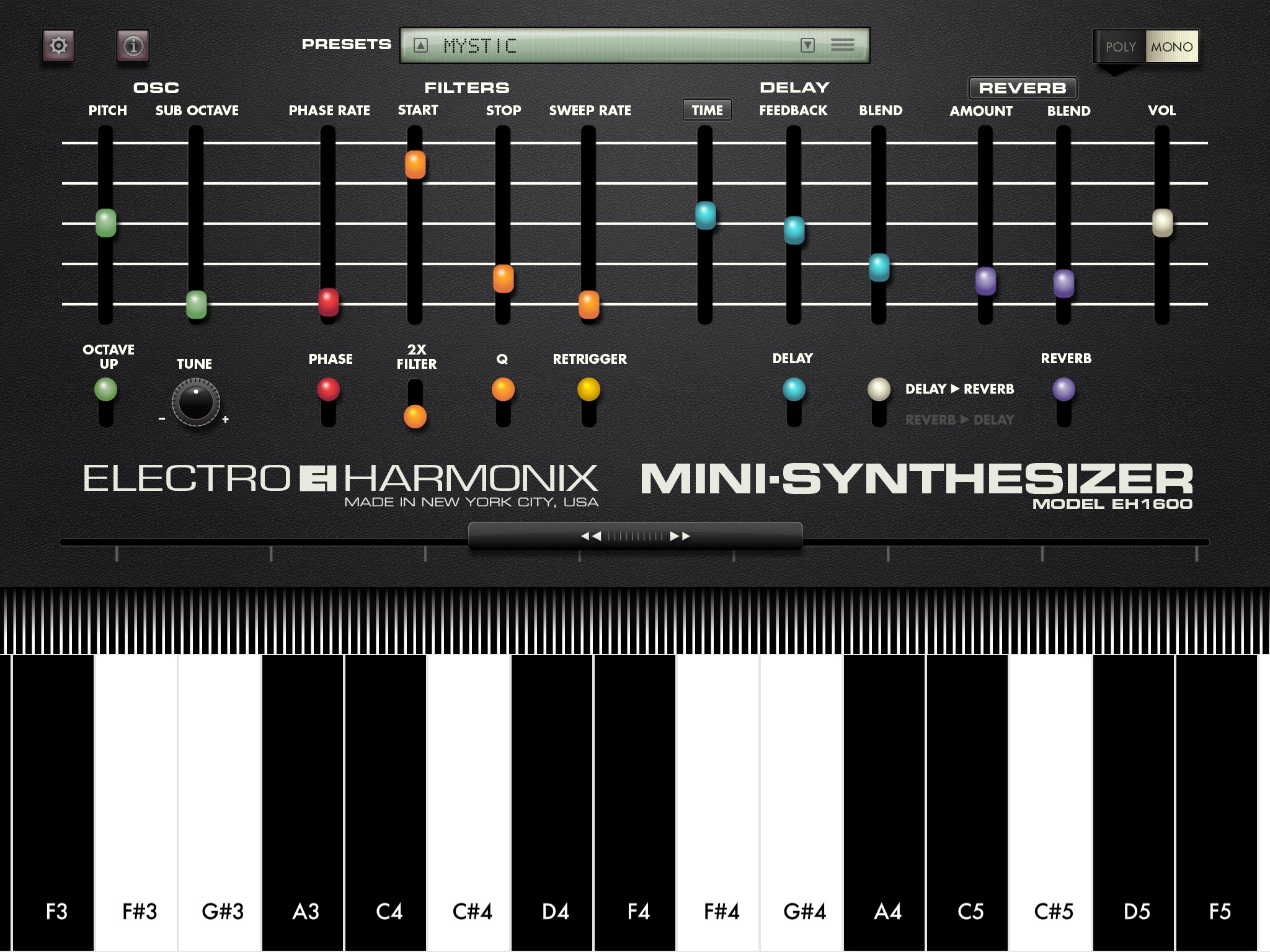 Mini Synthesizer screenshot 2