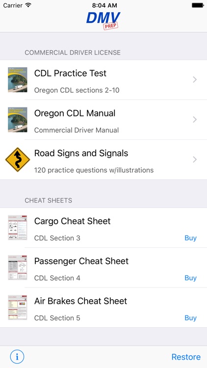 Oregon CDL Test Prep