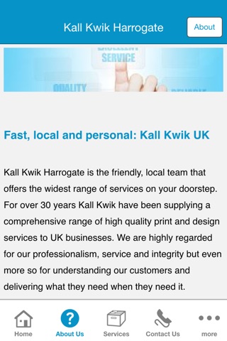 Kall Kwik Harrogate screenshot 2