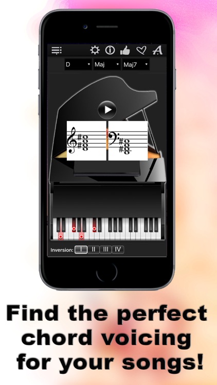 Piano Chords Compass - learn the chord notes & play them screenshot-4
