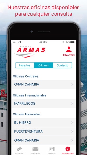 NAVIERA ARMAS: reserva ferries(圖5)-速報App