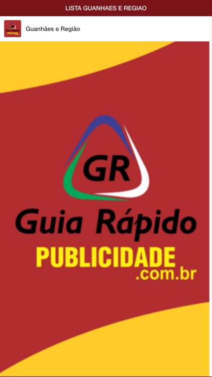 LISTA GUANHAES E REGIAO