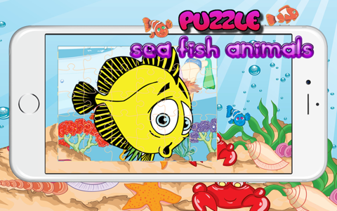 Toddler Sea Fish Jigsaw Puzzle Activity Educational Games Entertainment