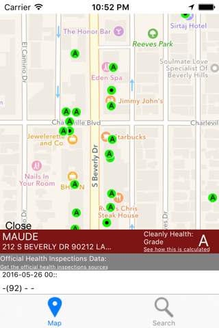 Cleanly Los Angeles -Restaurant Health Inspections screenshot 3