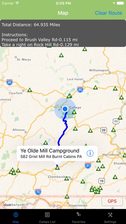 Pennsylvania – Camping & RV spots