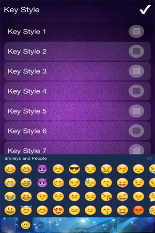 Sparkle Keyboard Skins – Girly Keyboards Changer with Glitter Background.s and Fonts screenshot 2