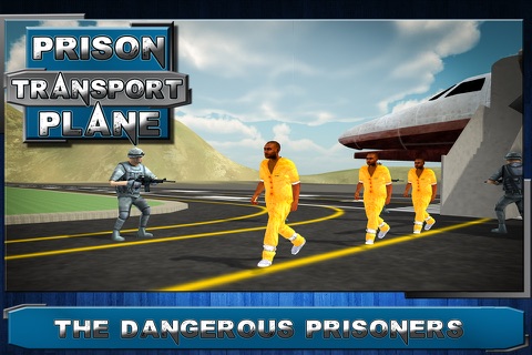 Jail Criminal Transport Air Craft Simulator 3D screenshot 2