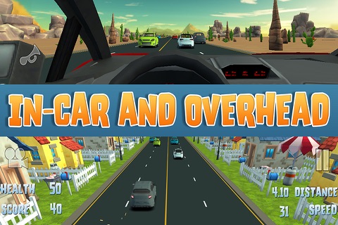 Toon Racer 2: 3D First Person Racing Game screenshot 2