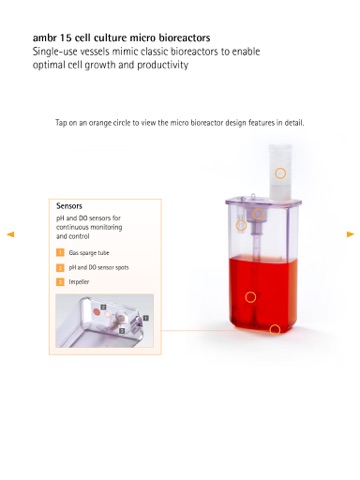 ambr 15 cell culture iBrochure screenshot 4