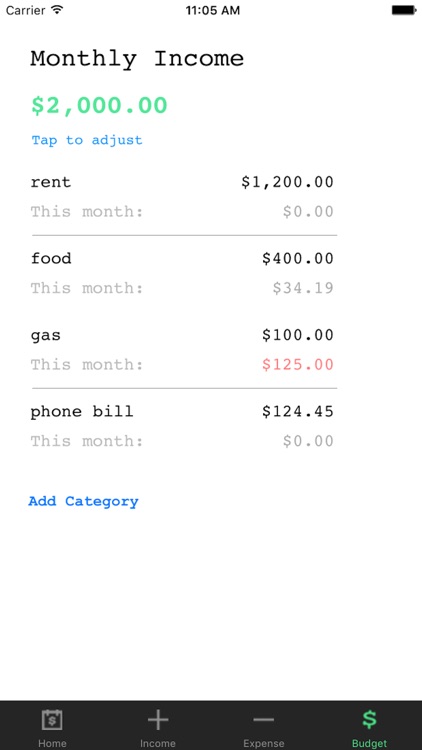 Daily - Budget Calculator