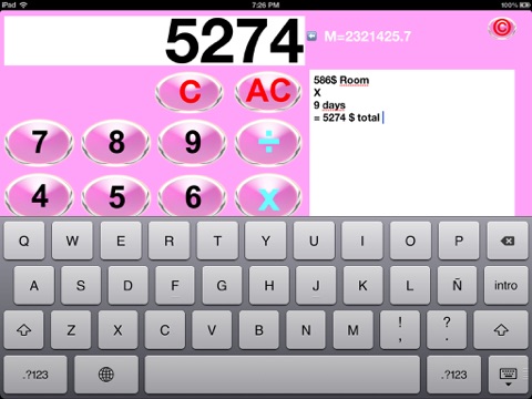Скриншот из Calculator pinky