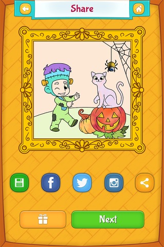 Halloween Coloring Sheets - náhled