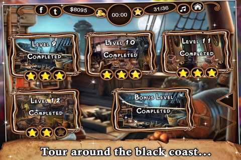 The Black Coast Hidden Object Free screenshot 2