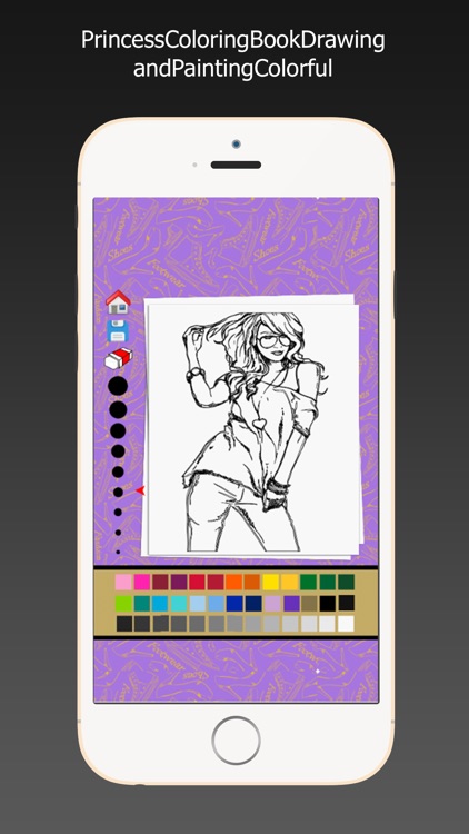 Princess Coloring Book Drawing Painting Colorful screenshot-4