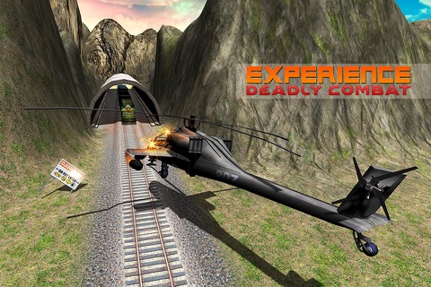 Gunship Train War –  A 3D Railroad Locomotive Counter Attack screenshot 2