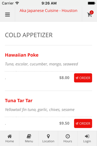 Aka Japanese Cuisine - Houston Online Ordering screenshot 3
