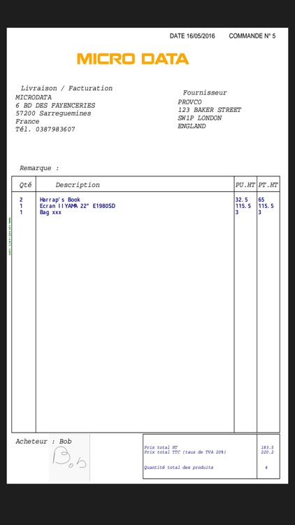 Digital Purchase Order Lite screenshot-3