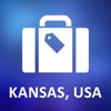 Kansas, USA Offline Vector Map