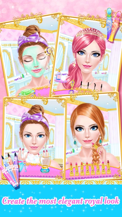 Princess Fashion - Royal Family Salon: SPA, Makeup & Makeover Game for Girls