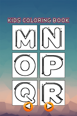 ABC Coloring Book - Alphabets Drawing Pages and Painting Educational Learning skill Games For Kid & Toddler screenshot 3