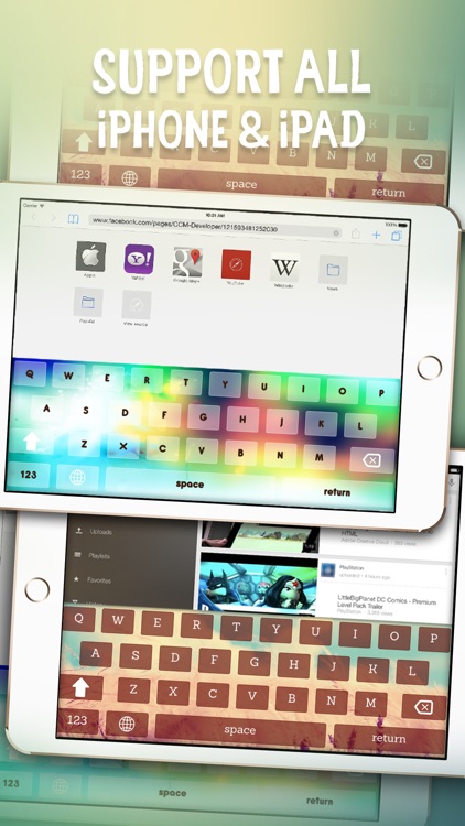 Keyboard –  Blur : Custom Cute Color & Wallpaper Keyboard Design Themes Style Photo Effects
